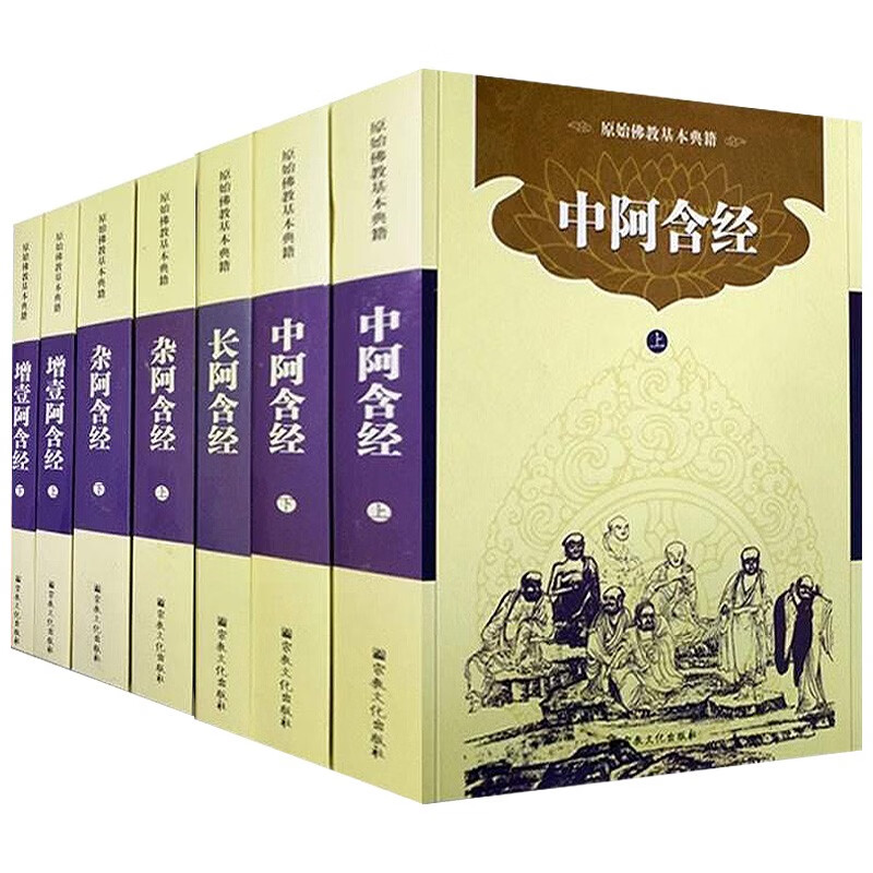 原始佛教基本典籍经典佛教文化书北传四阿含经全套 中阿含经 长阿含经