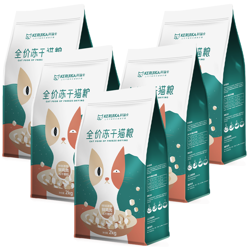科瑞卡整箱装成猫增肥发腮低油美英短进口鸡肉无谷低敏去泪痕冻干双拼粮|京东怎么显示猫干粮历史价格
