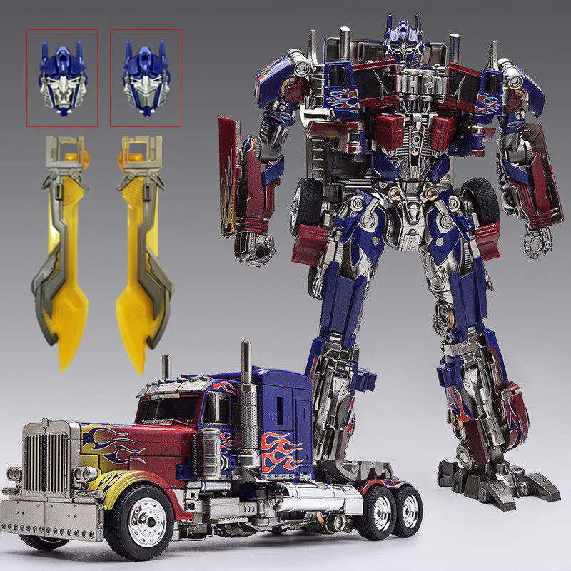 chen)变形玩具金刚合金板擎天之柱大黄蜂汽车人变型模型男孩生日礼物