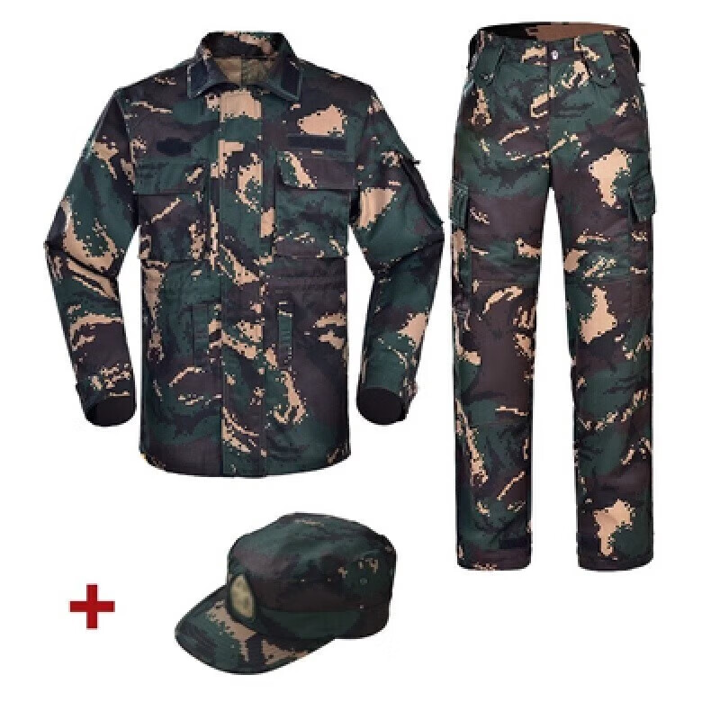 盾郎猎人迷彩服套装耐磨军迷工作服户外拓展军训服教官服执勤服 套装