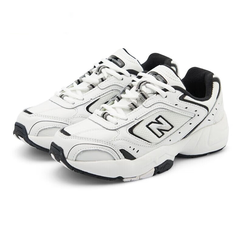 新百伦老爹鞋女鞋子官网官方nb452秋冬款608运动鞋男鞋 452-白黑 35