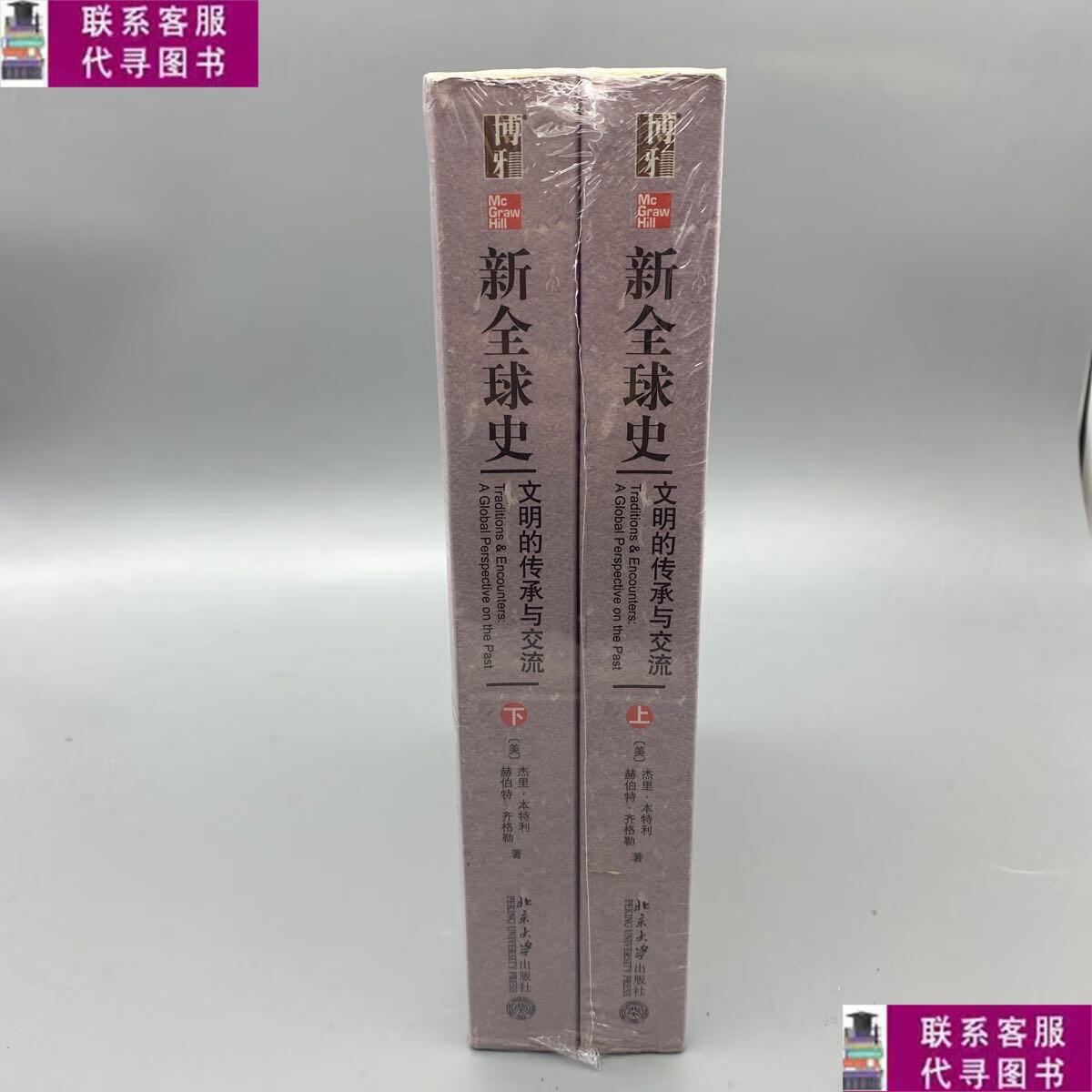 【二手9成新】新全球史:文明的传承与交流 上下两册合售 /本特利