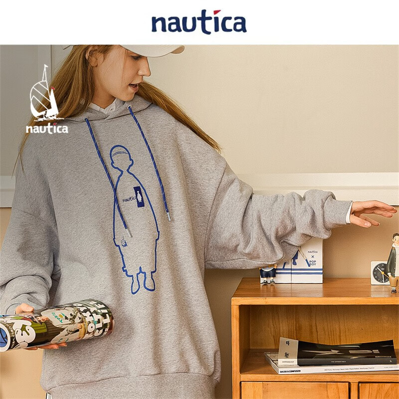 NauticaWhiteSail男士卫衣：时尚世界的完美选择，舒适度和质量无可比拟|男士卫衣历史价格价格查询App