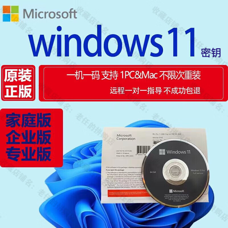 win11专业版win11家庭版激活码windows11专业版win11家庭升版 win11