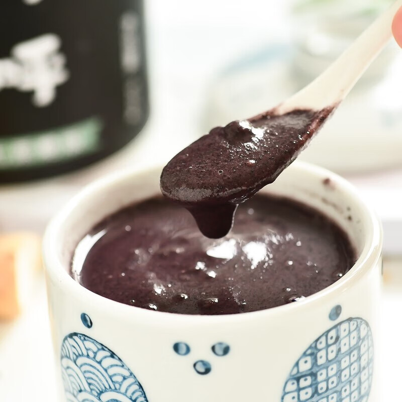 蕴召无蔗糖黑芝麻糊核桃桑葚黑豆粉早餐山药冲泡 无蔗糖1罐500g 500g