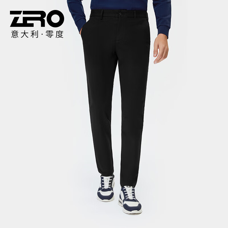 零度西裤男装商务休闲西装裤弹力百搭直筒灰长裤m22305s016 灰色 29