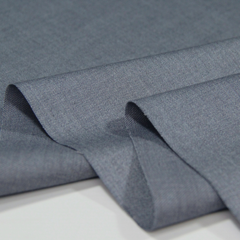 萌依儿西装布料精纺色羊毛服装面料春秋男女西服西裤套装面料的 中灰