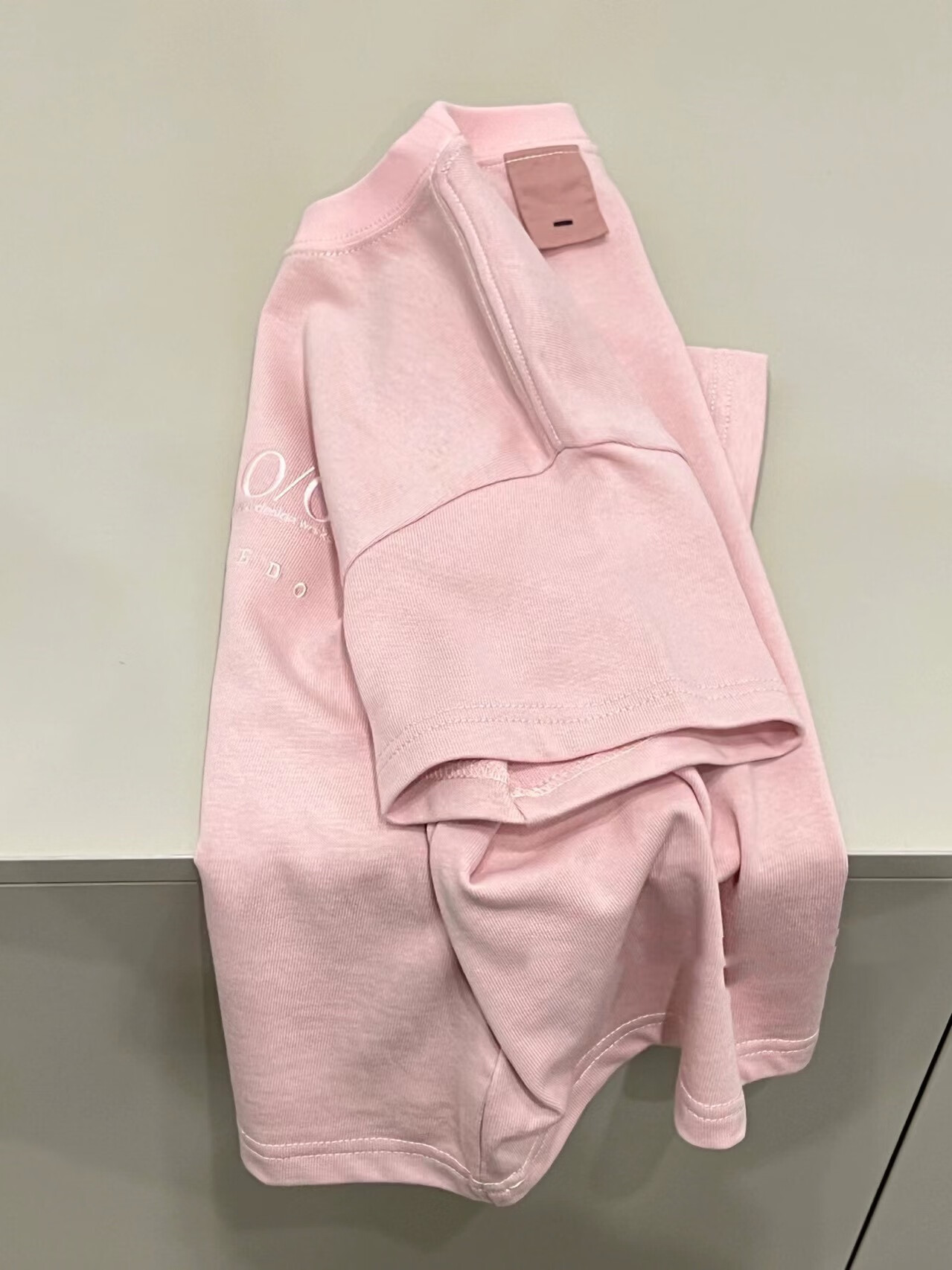 韩国童装男童宽松短袖恤洋气时髦春装儿童上衣女童 粉色 偏大对尺码表