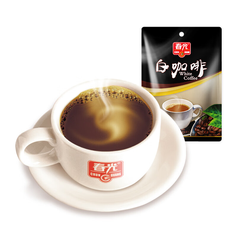 春光 海南特产 白咖啡400g 香醇速溶咖啡粉冲调饮品袋装