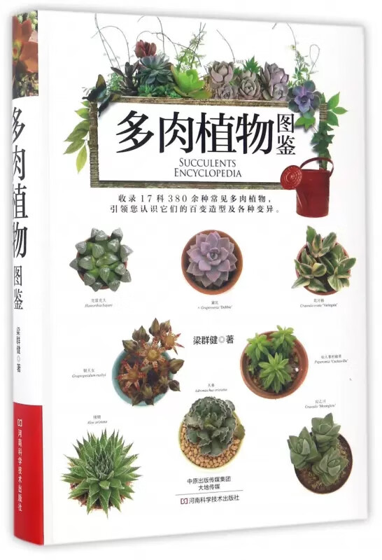 多肉植物图鉴 梁群健 河南科学技术出版社 9787534987120