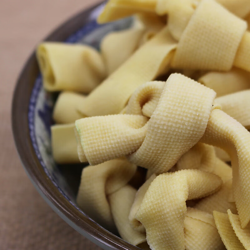 安徽无为特产传统手工豆干千张疙瘩腐皮千张结真空包装500克 千张疙瘩