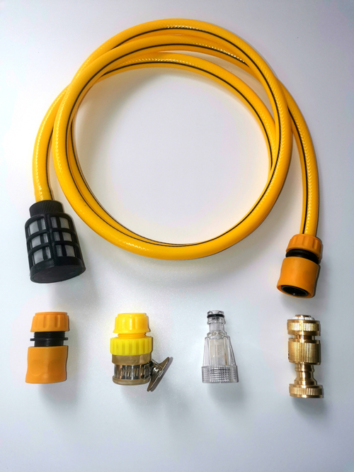 惠利得家用洗车机进水管软管380进水管吸水自吸过滤器进水快接头过滤