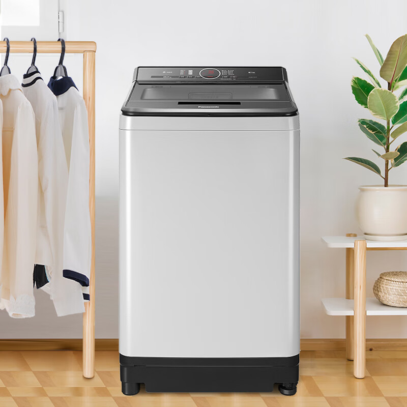 松下(Panasonic)洗衣机全自动波轮8kg 节水立体漂 宽瀑布速流 超大容量 桶洗净 XQB80-UEHBF 以旧换新