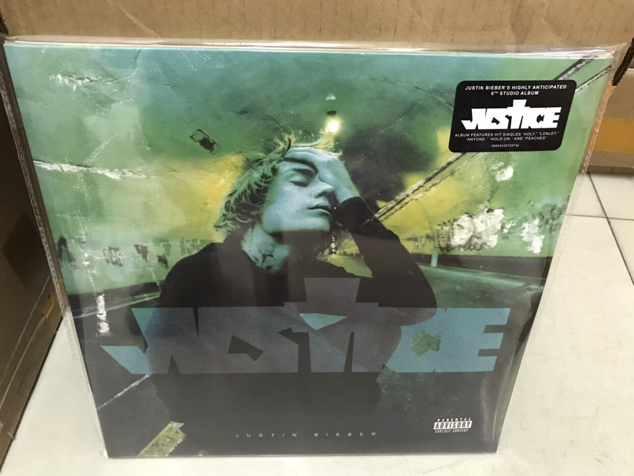 现货  贾斯汀比伯 新专辑 justin bieber justice 黑胶唱片2lp 唱片2