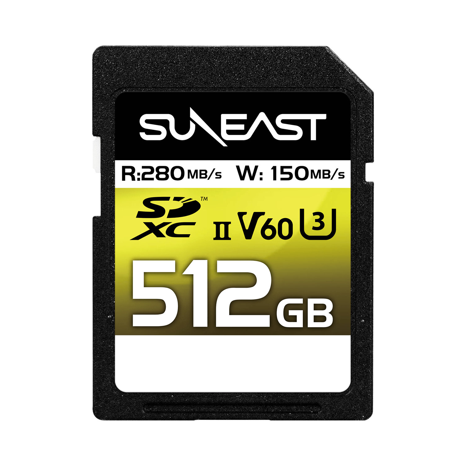 SUNEAST V60 SD��512GB 4K��Ƶ�����������洢�� UHS-��TLC  ������280MB/s��д��150MB/s��