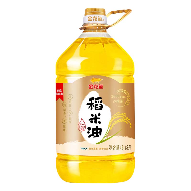 金龙鱼 食用油 优+稻米油6.18L（新老包装随机发货）使用感如何?