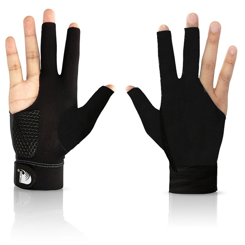 汉世(hansee)台球用品专业手套高弹手套桌球漏指防滑轻薄透气防汗高档