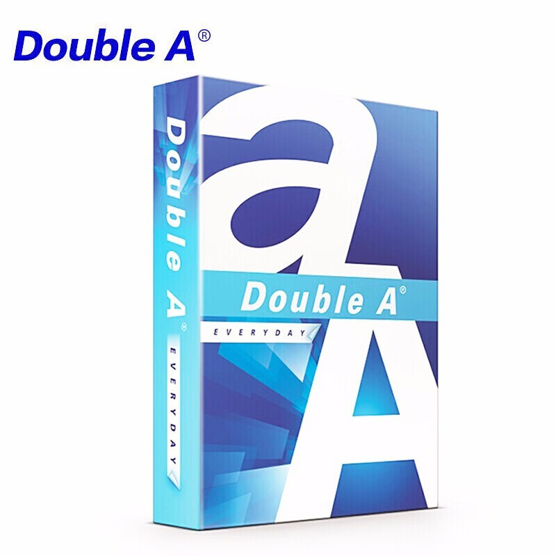 Double A达伯埃A3A4打印纸复印纸泰国原装办公白纸彩印单包500张（1箱5包） A4 80克 单包装（500张）