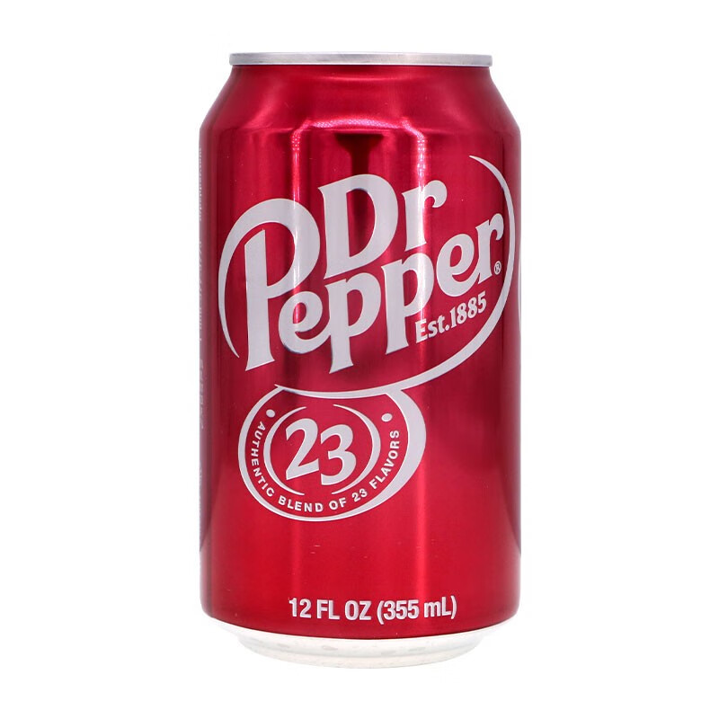 胡椒博士（Dr Pepper）美国原装进口胡椒博士Dr Pepper汽水可乐型碳酸饮料 博士原味355ml×12