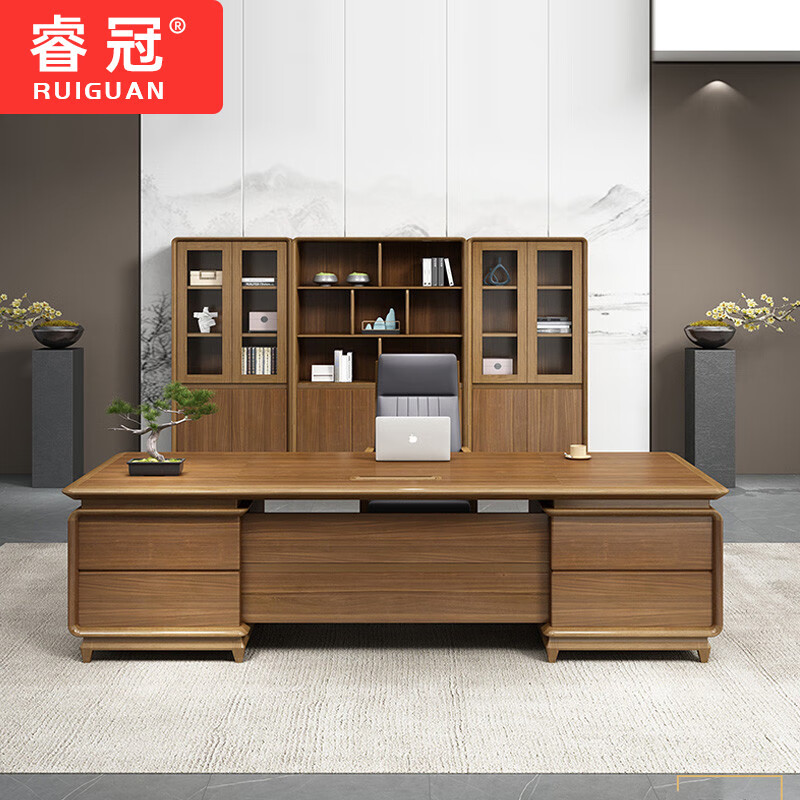 入手评测【睿冠（RUIGUAN）老板桌椅】怎么样？和其他比较区别是什么？