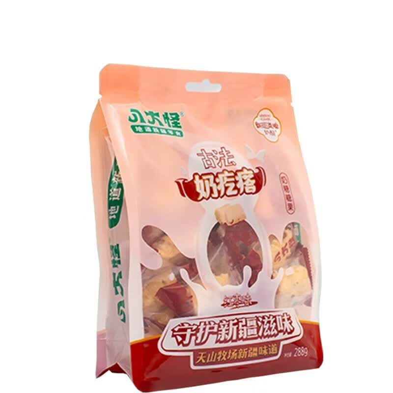 八大怪新疆特产古法奶疙瘩 独立包装 奶制品零食 红枣味*2袋