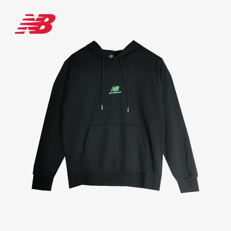NEW BALANCE男针织运动休闲套头连帽套头卫衣 男款 AMT11319-BK S