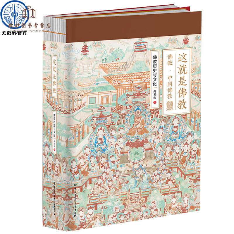 这就是佛教赵朴初著官方正版精美图文版本书详细介绍佛教的发展传播的历史佛学经典人物及其事件和相关文化佛