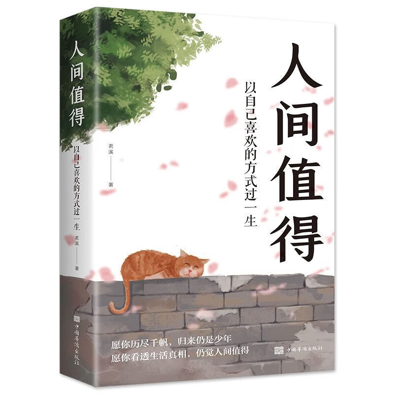 【特价专区】人间值得 以自己喜欢的方式过一生 愿你历尽千帆归来仍是少年 励志心态情绪控制书籍 人间值得