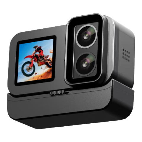 SJCAM速影SJ20夜拍雙鏡頭防抖防水運(yùn)動(dòng)相機(jī)摩托車頭盔騎行記錄儀戶外直播預(yù)錄vlog釣魚(yú)頭戴攝像頭128