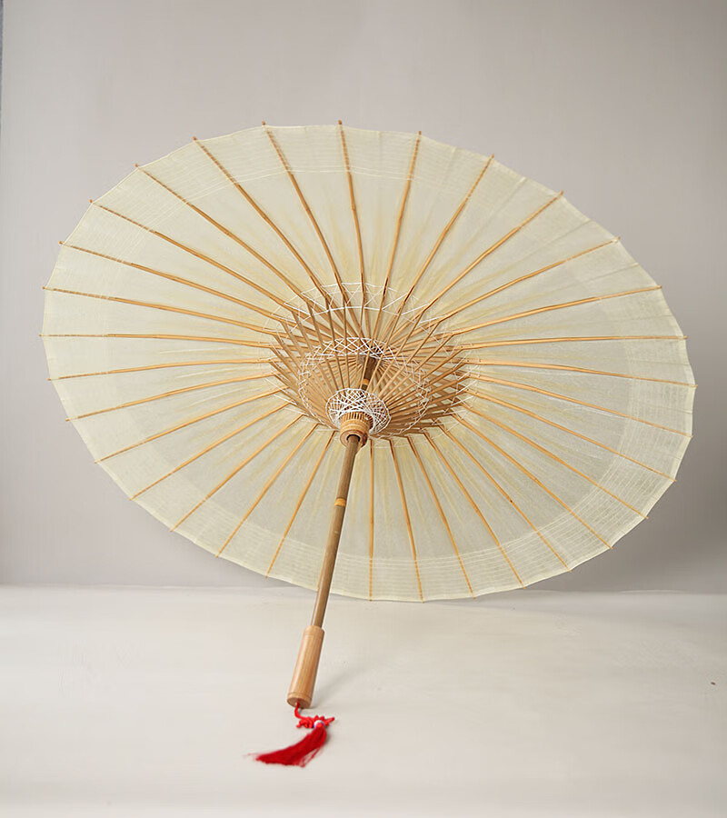 芊沫岚古风油纸伞素锦中国风半穿影视拍摄道具传统手工艺桐油雨伞 px