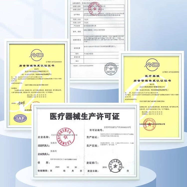 吉纳(GINA)雾化机配件鼻部雾化吸入器鼻腔脉冲式洗鼻窦炎鼻炎清洗器 BW-ⅩⅡ-适用于儿童