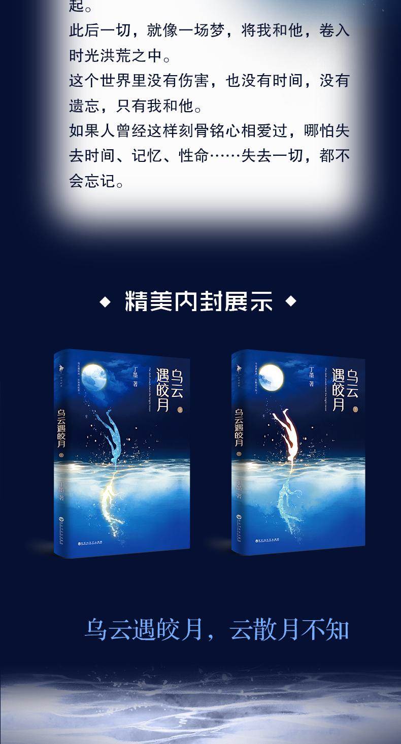 【二手8成新】 乌云遇皎月 9787550026827 丁墨 百花洲文艺出版社