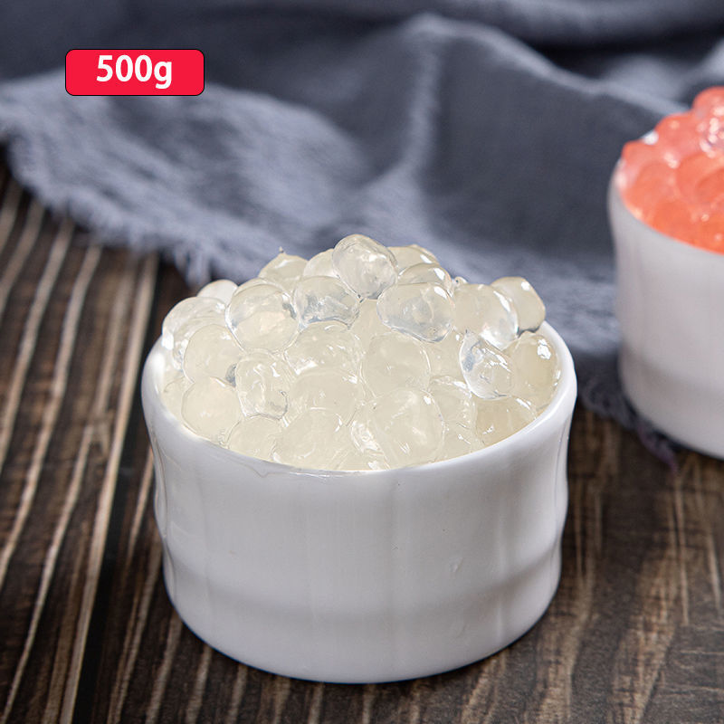邦晖嘉寒天脆波波水蜜桃晶球免煮珍珠奶茶店专用椰果蒟蒻水果 原味