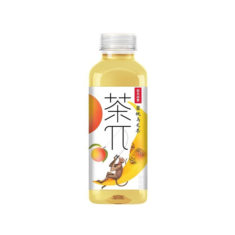 京东特价app,需购券: 农夫山泉 茶π(茶派)蜜桃乌龙茶 500ml*5瓶