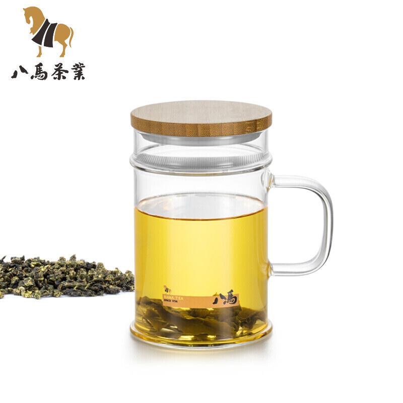 八马茶业(bama tea)八马茶具 明淳 过滤茶杯 玻璃茶杯 泡茶杯子 办公