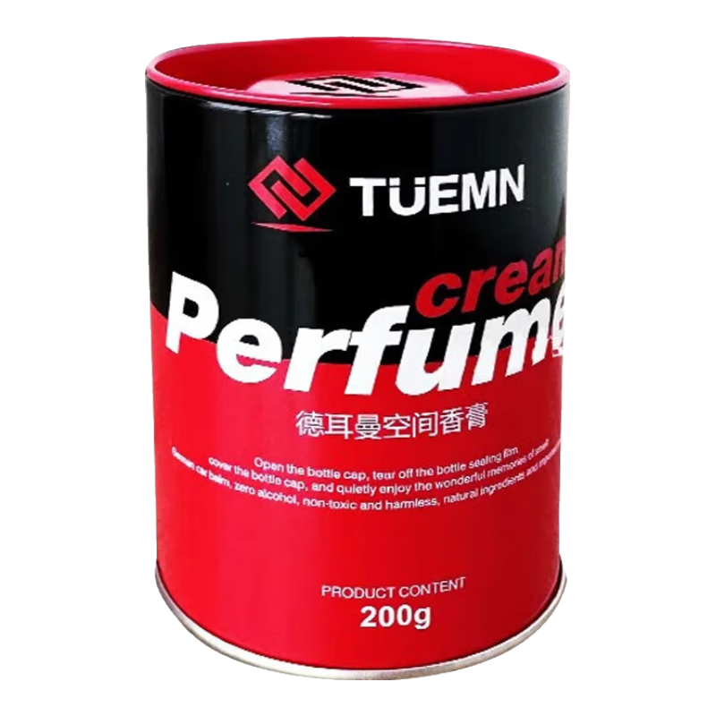 TUEMN德耳曼車載香薰車內(nèi)香水香氛持久高級淡香進口香料溫和不刺激固體 經(jīng)典款-木質(zhì)香-固體香膏180g*1