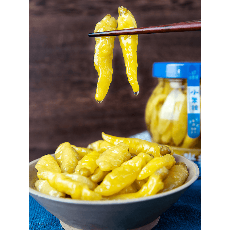 重庆佳仙泡椒小米辣245g*2瓶 泡椒辣椒自制泡椒凤爪凉拌菜调味品