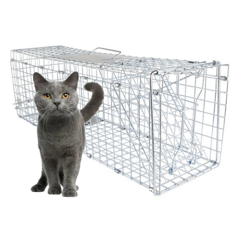 京居匠猫笼抓猫神器黄鼠狼捕捉器捕猫神器抓猫神器流浪猫救助诱捕笼子
