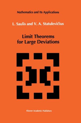 预订 limit theorems for large deviations