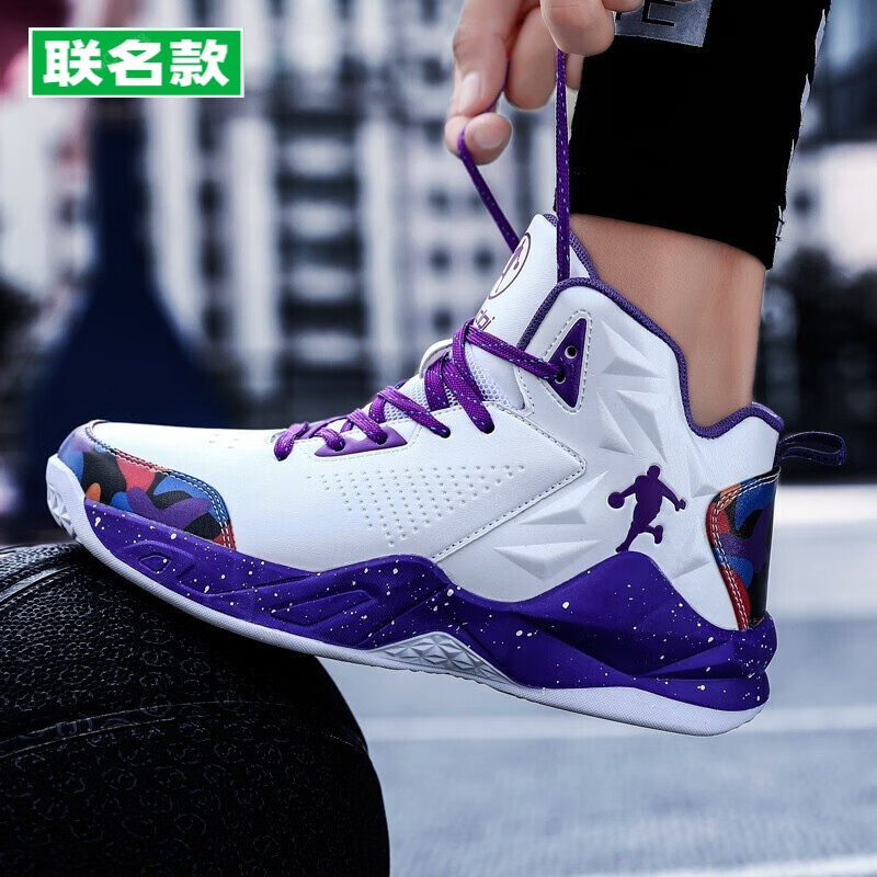 欧文言(ouwenyan)aj篮球鞋男鞋夏季新款防滑耐磨减震外星人气象员5