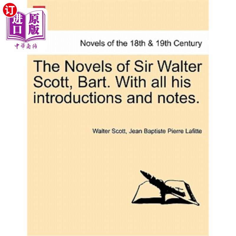 海外直订the novels of sir walter scott, bart.