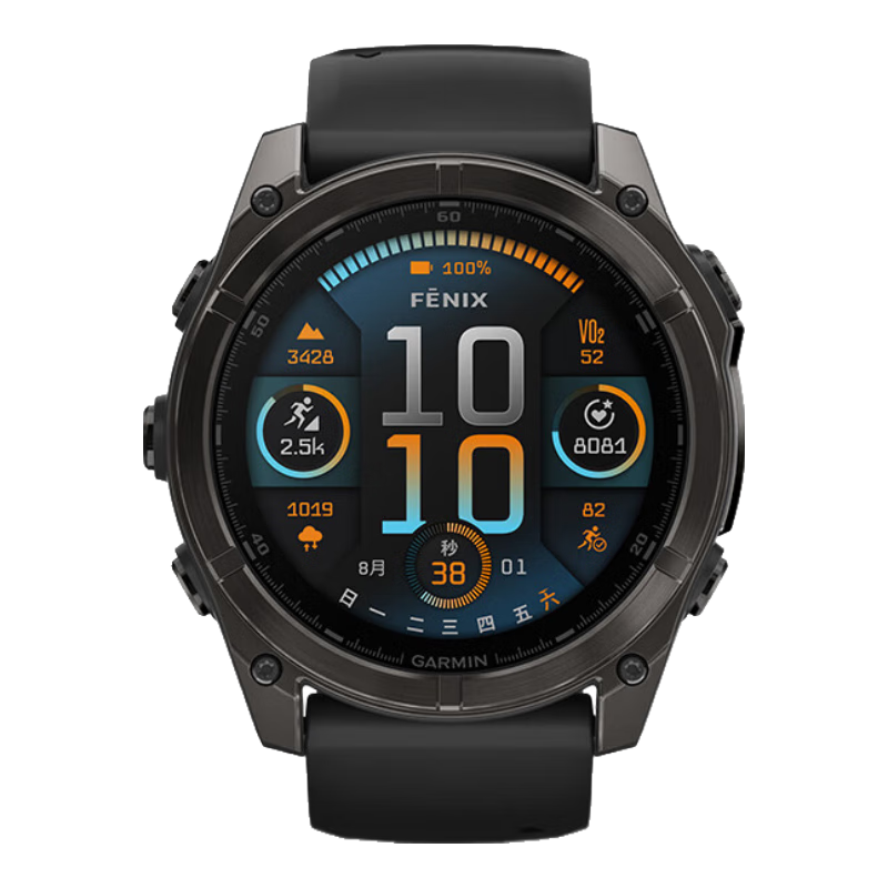 GARMINFenix8콢-51mmʱ8ѪܲǱˮ˶ֱ 9980Ԫ