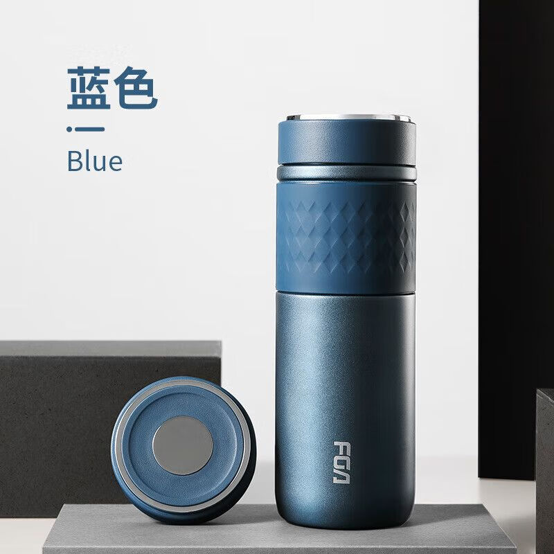 富光316l男士不锈钢保温杯商务茶水分离杯子大容量礼盒装480ml