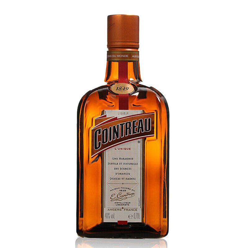 君度（Cointreau Liqueur）橙酒力娇酒 利口酒洋酒 君度力娇酒700ml