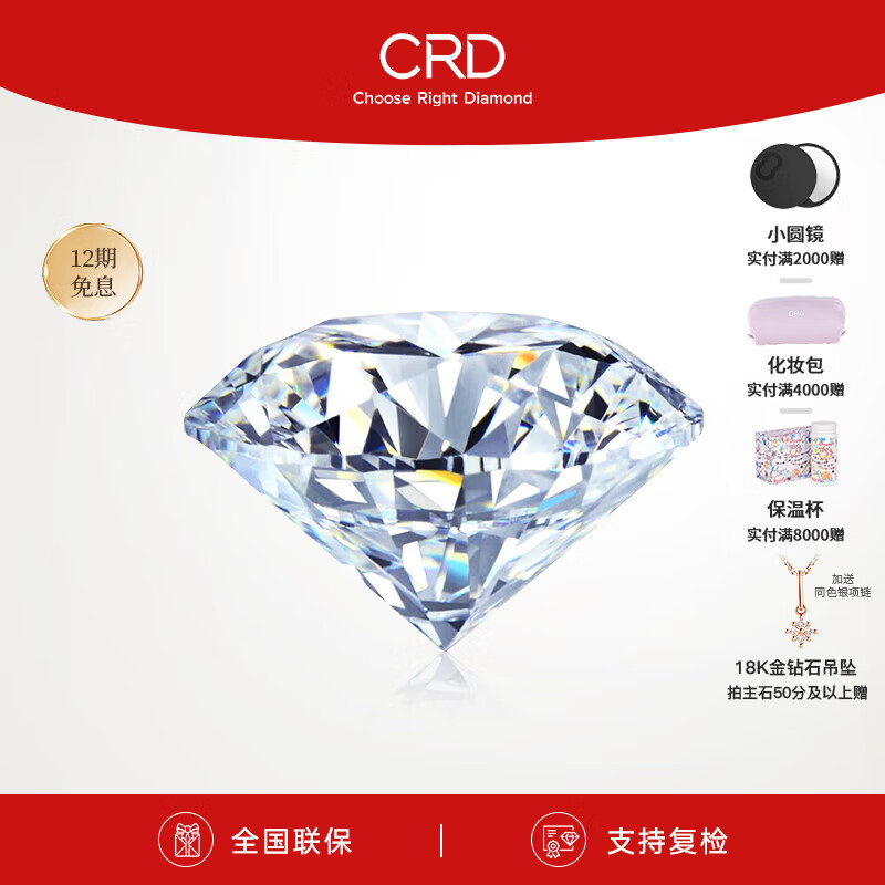 了解分析说说克徕帝（CRD）裸钻家用评测质量如何呢？用了一星期真相分享