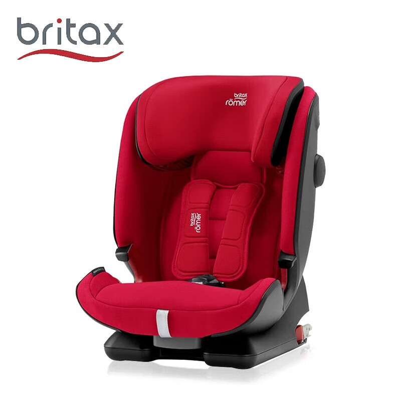 宝得适（BRITAX）德国进口 百变骑士四代 儿童安全座椅 isofix接口 0-12岁 骑士四代-火焰红