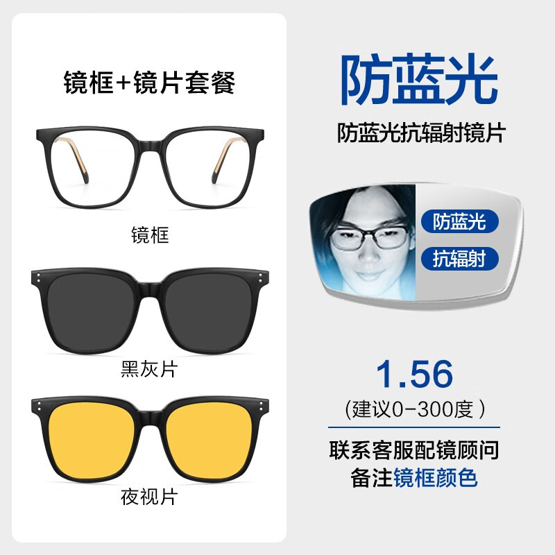 ���ڲ�����Bertha�����׾������۾����кڿ�����һī����Ƭ�������ƫ��̫��������  ����+����Ƭ+1.56�����⾵Ƭ