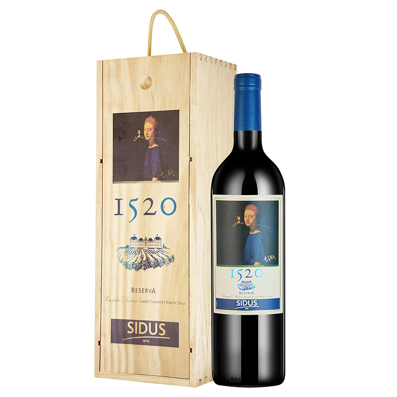 星得斯智利原瓶进口葡萄酒 1520 艺术家联名款 赤霞珠干红葡萄酒 1.5L 单支装