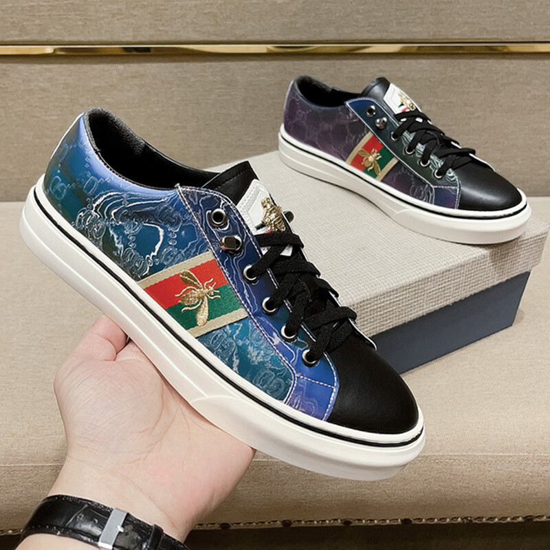 【男女同款】巴巴小蜜蜂新款轻奢品牌夏秋季休闲鞋运动透气平板男女