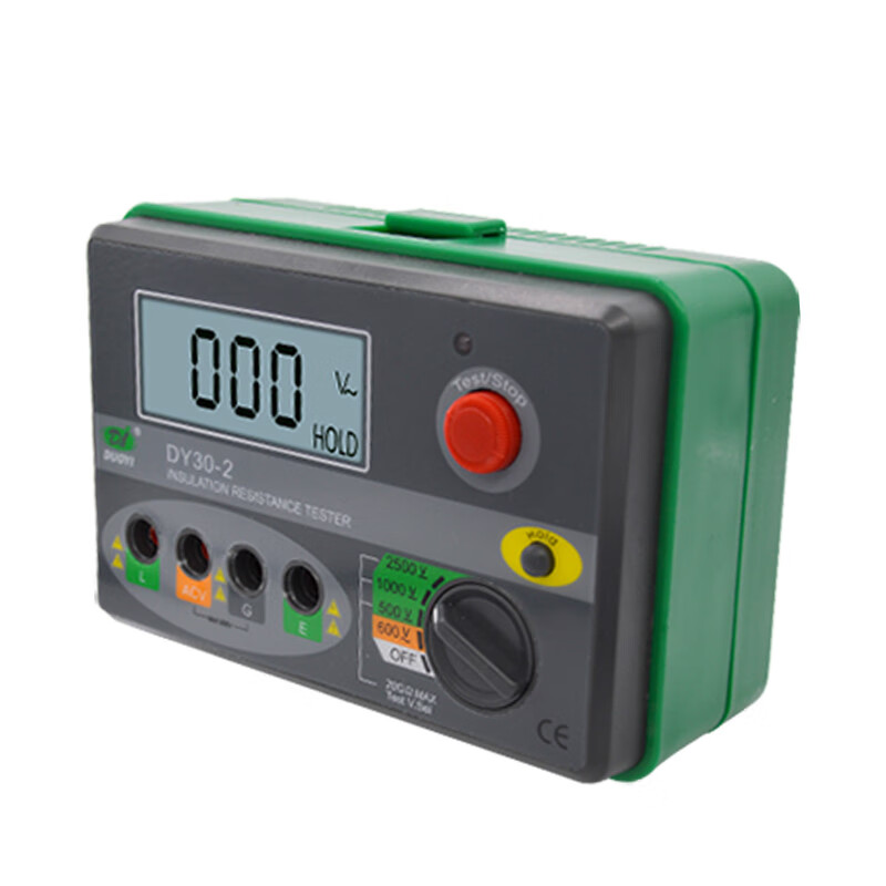 扑哩扑剌dy2仪 数字绝缘摇表电阻测量2500v dy30-1(1000v)